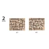 Koka labirinta galda spēle Ravensburger BRIO Labyrinth Boards, melna, 273×228×9 mm, vecumam 6+
