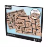 Koka labirinta galda spēle Ravensburger BRIO Labyrinth Boards, melna, 273×228×9 mm, vecumam 6+