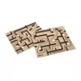 Koka labirinta galda spēle Ravensburger BRIO Labyrinth Boards, melna, 273×228×9 mm, vecumam 6+