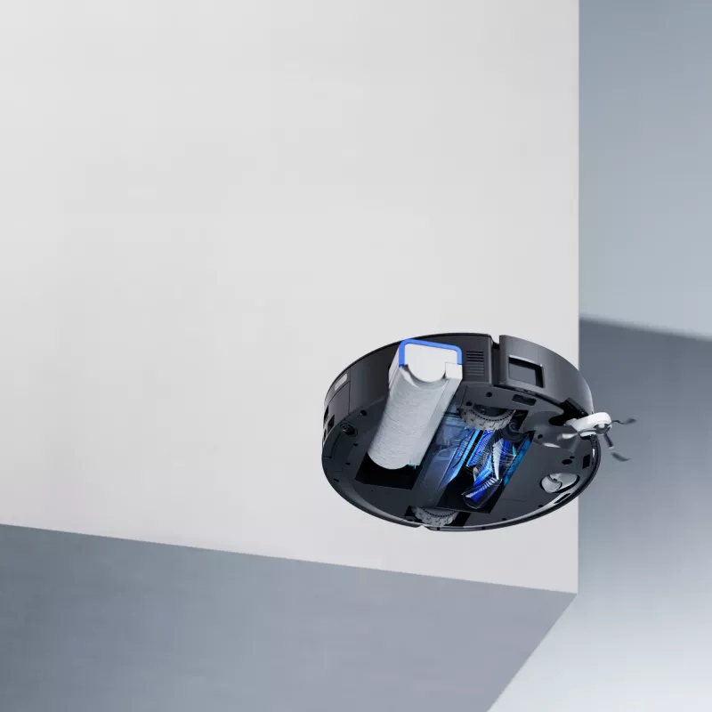 Robotu putekļsūcējs Ecovacs Deebot X8 Pro Omni, melns, putekļu maiss 0.22 L, darbības laiks 145 min, litija jonu 6400 mAh