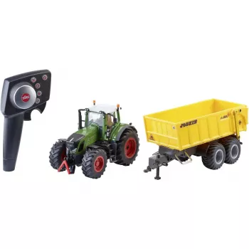 Rotaļu traktors Siku Fendt 939 ar Joskin piekabi, liešanas 1:32 mērogā