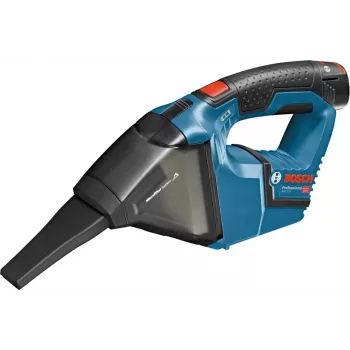 Bosch GAS 12V rokas putekļsūcējs, melns, zils, bez putekļu maisiņa