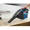 Bosch GAS 12V rokas putekļsūcējs, melns, zils, bez putekļu maisiņa
