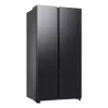 Samsung Series 6 RS70F65QEF sāniski blakus novietojams ledusskapis Brīvi stāvošs 659 L Melns