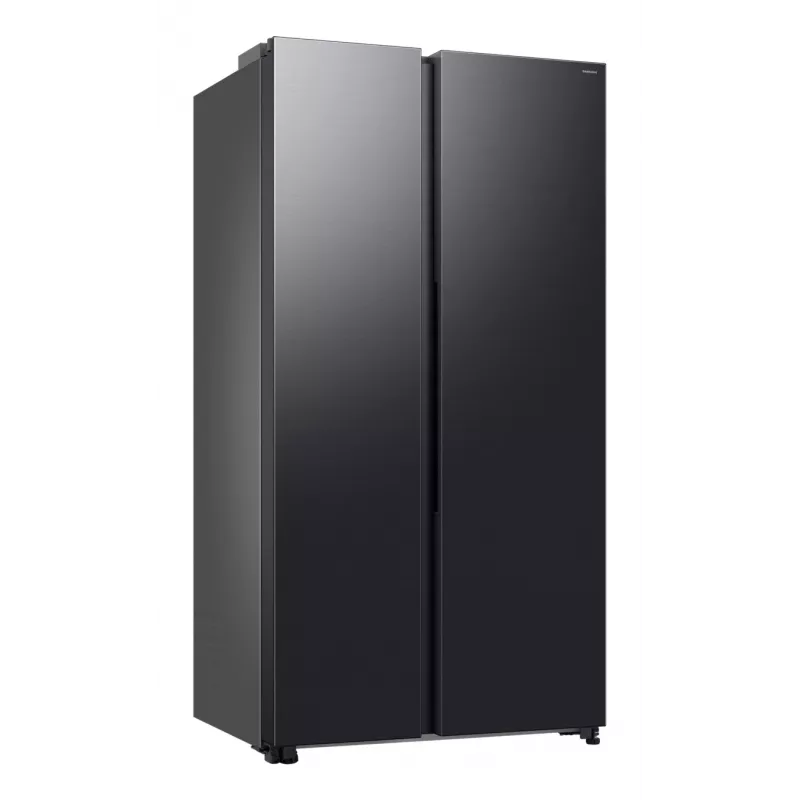 Samsung Series 6 RS70F65QEF sāniski blakus novietojams ledusskapis Brīvi stāvošs 659 L Melns