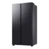 Samsung Series 6 RS70F65QEF sāniski blakus novietojams ledusskapis Brīvi stāvošs 659 L Melns