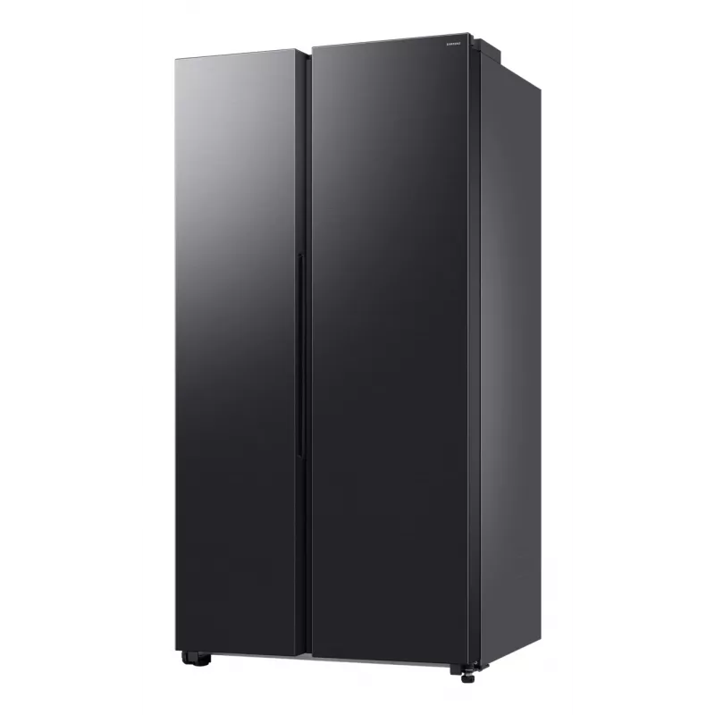 Samsung Series 6 RS70F65QEF sāniski blakus novietojams ledusskapis Brīvi stāvošs 659 L Melns