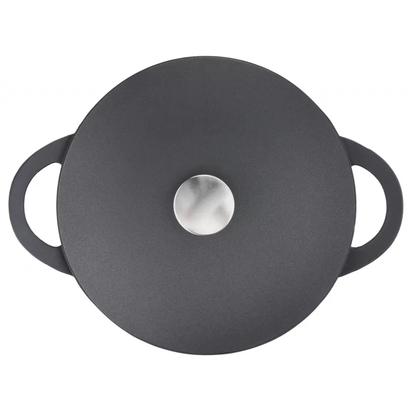 Cepšanas panna Tefal Trattoria E2187274 apaļa melna alumīnija 28 cm
