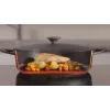 Cepšanas panna Tefal Trattoria E2187274 apaļa melna alumīnija 28 cm
