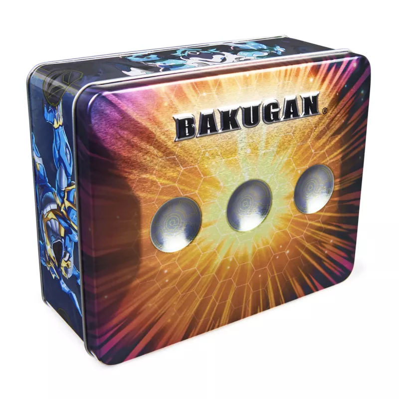 Bakugan Baku-Tin, Sectanoid, augstākās klases kolekcionāra uzglabāšanas konteineris ar mistērijas rotaļlietu, maināmās kārtis, rotaļlietas zēniem no 6 gadu vecuma