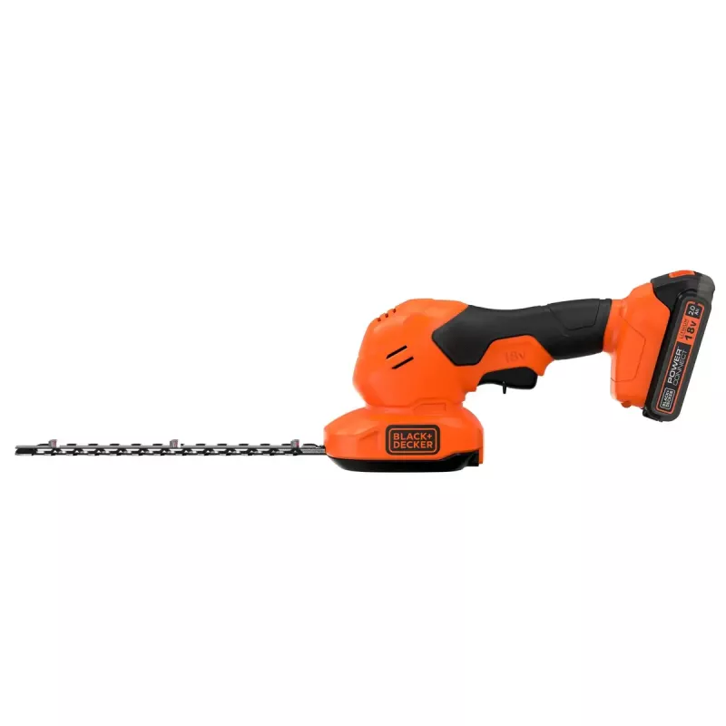 Hedge Trimmer Melns & Decker BCSS18D1-QW 18V Cordless