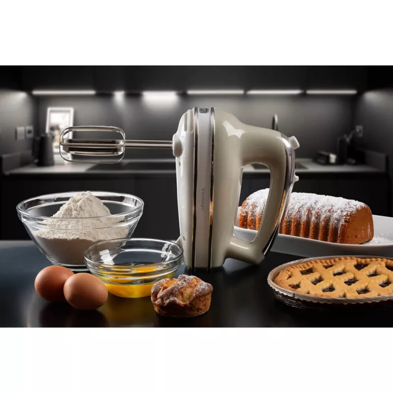 Hand mixer ARIETE 1548CR — 450 W, beige, handheld electric mixer with beaters