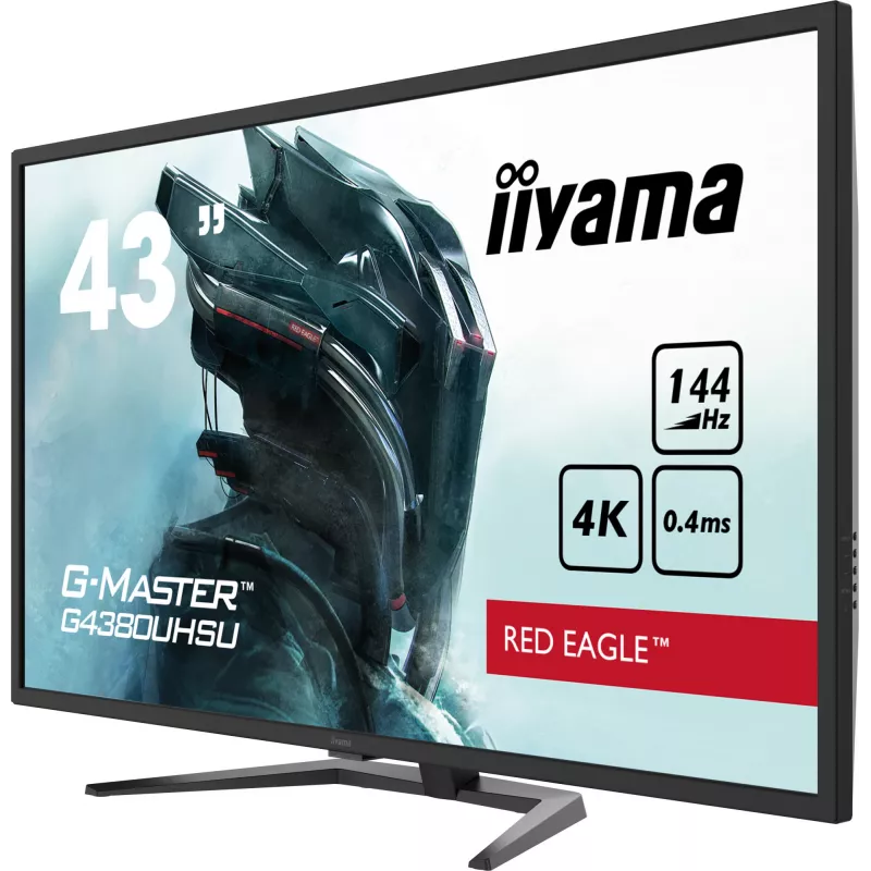 iiyama G-MASTER G4380UHSU-B1 datora monitors 108 cm (42,5 collas) 3840 x 2160 pikseļi 4K Ultra HD LED Melns