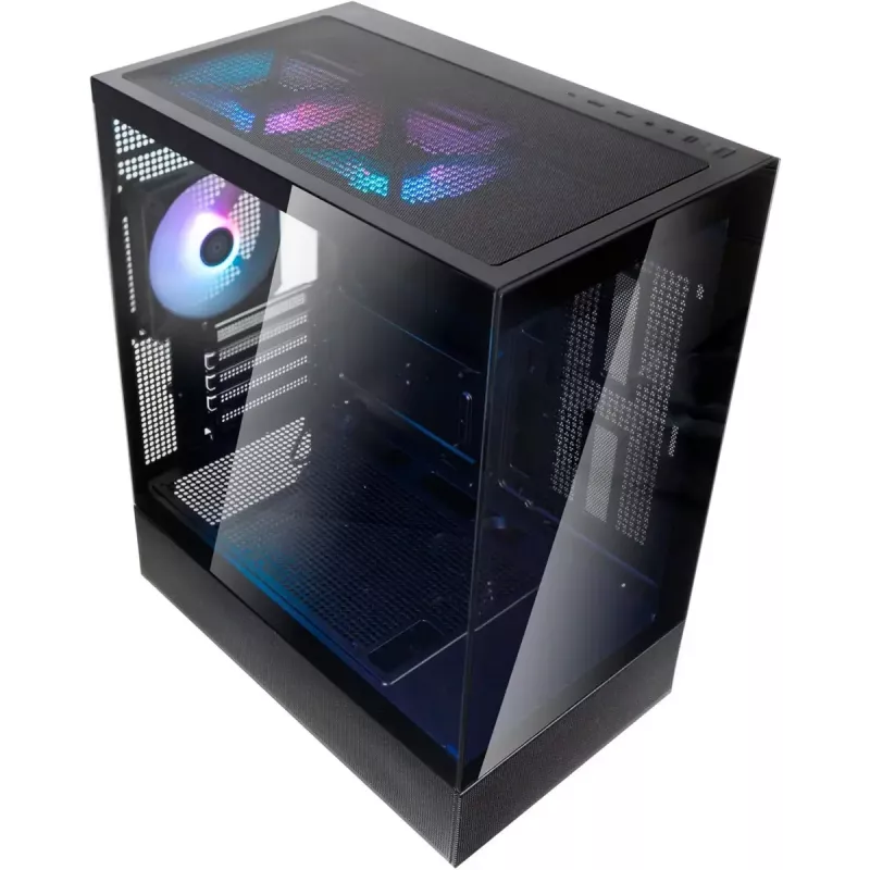 Datora korpuss Silverstone Technology Lucid 04 ATX melns