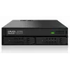 ICY DOCK - ToughArmor - MB994IPO-3SB - SAS / SATA - 2x 2,5 Zoll SATA/SAS HDD/SSD + Slim ODD - 5,25 Zoll Backplane - SAS 12 Gbit/s - SATA - 40 mm Lüfte
