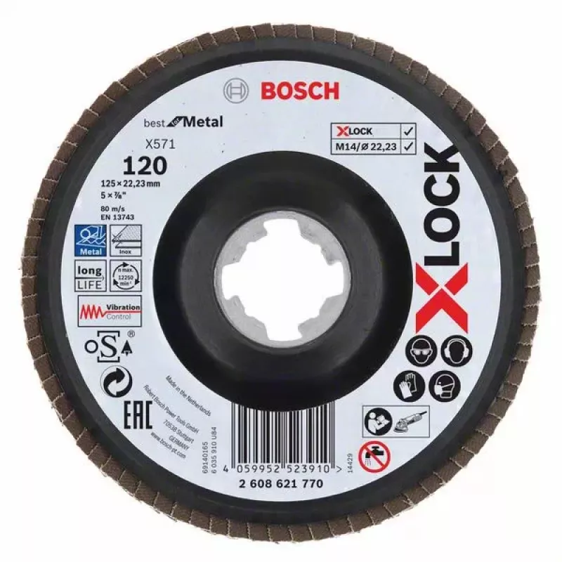 Bosch X571 Best for Metal slīpēšanas disks