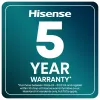 Ledusskapis Hisense Cross door RQ760N4IFE – Brīvi stāvošs, vairāku durvju, 577 L kopējā ietilpība, Melns