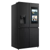 Ledusskapis Hisense Cross door RQ760N4IFE – Brīvi stāvošs, vairāku durvju, 577 L kopējā ietilpība, Melns