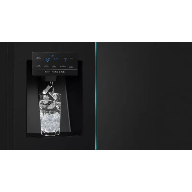 Ledusskapis Hisense Cross door RQ760N4IFE – Brīvi stāvošs, vairāku durvju, 577 L kopējā ietilpība, Melns