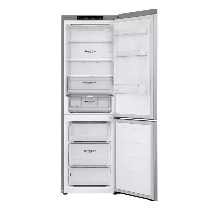 LG GBV3100CPY.APYQEUR ledusskapis ar saldētavu Brīvi stāvošs 344 L Sudraba
