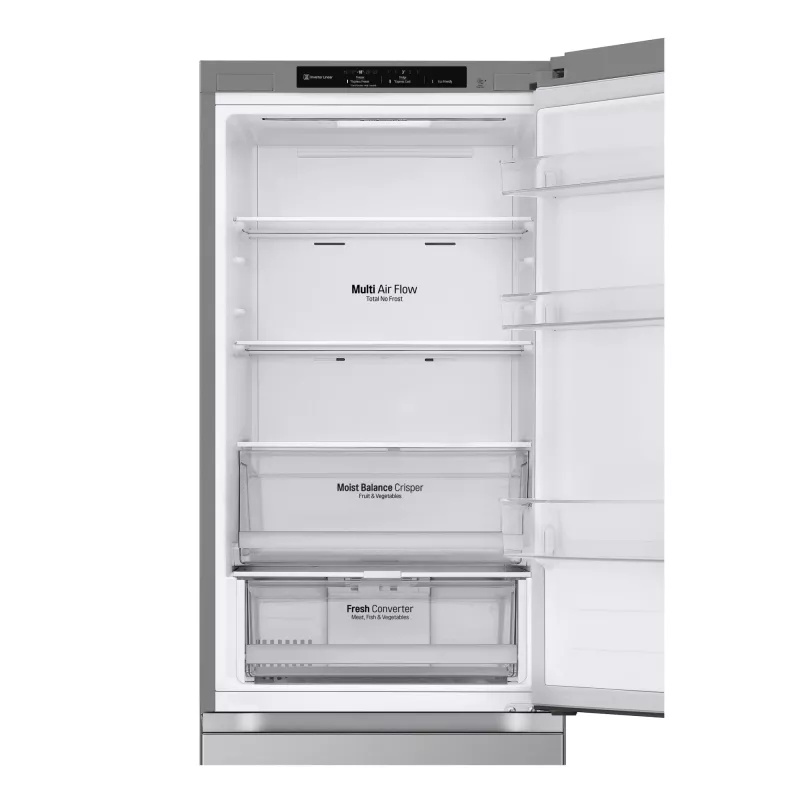 LG GBV3100CPY.APYQEUR ledusskapis ar saldētavu Brīvi stāvošs 344 L Sudraba