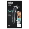 Braun BodyGroomer ķermeņa kopšanas ierīce 5 BG5340, ar SkinShield tehnoloģiju un 2 uzgaļiem