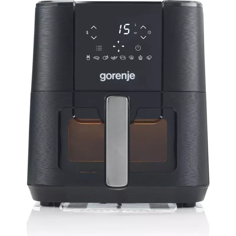 Gorenje AF1350DWB Single 5.4 L Atsevišķa 1350 W Karstā gaisa fritieris Melna
