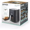 Gorenje AF1350DWB Single 5.4 L Atsevišķa 1350 W Karstā gaisa fritieris Melna