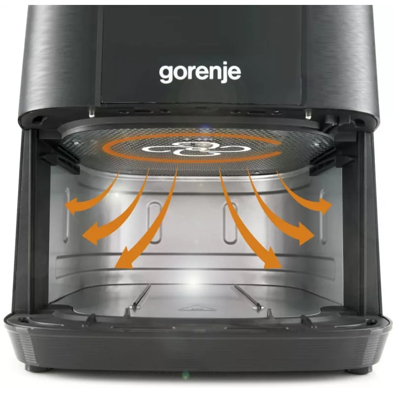 Gorenje AF1350DWB Single 5.4 L Atsevišķa 1350 W Karstā gaisa fritieris Melna