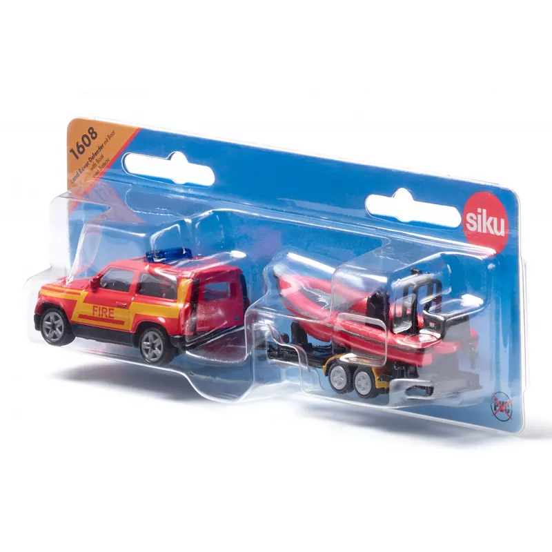 Siku Land Rover Defender ar laivu SUV modelis Salikts