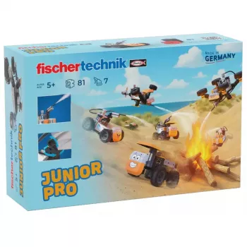 Izglītojošs konstrukciju komplekts Fischertechnik Junior Pro 576100 – modulārs būvēšanas komplekts STEM mācībām