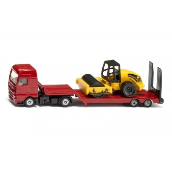 Siku MAN kravas auto ar ceļa veltni, Kravas auto/Piekabes modelis, 1:87, MAN, Zēnam/Meitenei, Metāls, Plastmasa, Sarkana, Dzeltena