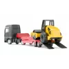 Siku MAN kravas auto ar ceļa veltni, Kravas auto/Piekabes modelis, 1:87, MAN, Zēnam/Meitenei, Metāls, Plastmasa, Sarkana, Dzeltena