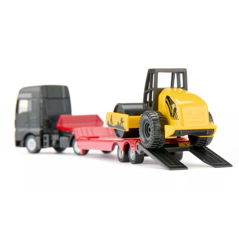 Siku MAN kravas auto ar ceļa veltni, Kravas auto/Piekabes modelis, 1:87, MAN, Zēnam/Meitenei, Metāls, Plastmasa, Sarkana, Dzeltena
