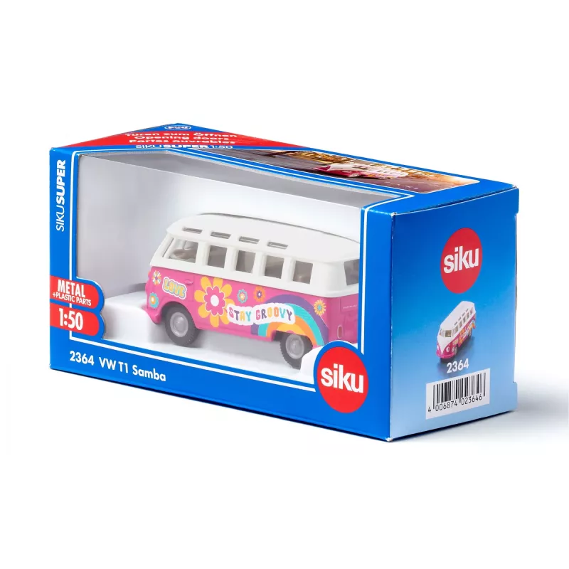 Siku VW T1 Samba autobusa modelis Salikts 1:50