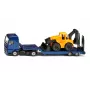 Siku MAN kravas automašīna ar ekskavatoru-iekrāvēju, Kravas automašīnas/piekabes modelis, 1:87, MAN, Zēns/Meitene, Metāls, Plastmasa, Zila, Dzeltena