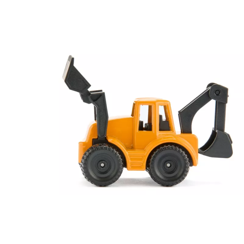 Siku MAN kravas automašīna ar ekskavatoru-iekrāvēju, Kravas automašīnas/piekabes modelis, 1:87, MAN, Zēns/Meitene, Metāls, Plastmasa, Zila, Dzeltena