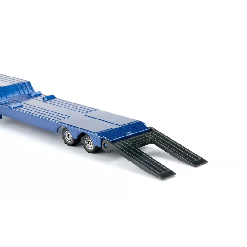 Siku MAN kravas automašīna ar ekskavatoru-iekrāvēju, Kravas automašīnas/piekabes modelis, 1:87, MAN, Zēns/Meitene, Metāls, Plastmasa, Zila, Dzeltena