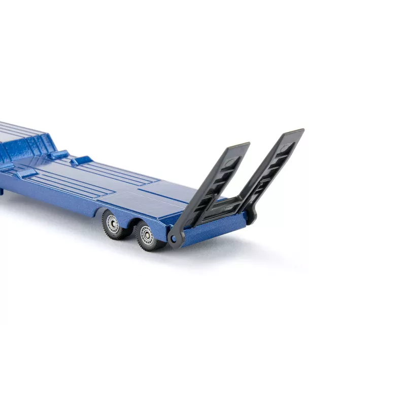 Siku MAN kravas automašīna ar ekskavatoru-iekrāvēju, Kravas automašīnas/piekabes modelis, 1:87, MAN, Zēns/Meitene, Metāls, Plastmasa, Zila, Dzeltena
