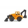 Siku MAN kravas automašīna ar ekskavatoru-iekrāvēju, Kravas automašīnas/piekabes modelis, 1:87, MAN, Zēns/Meitene, Metāls, Plastmasa, Zila, Dzeltena