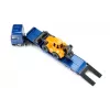 Siku MAN kravas automašīna ar ekskavatoru-iekrāvēju, Kravas automašīnas/piekabes modelis, 1:87, MAN, Zēns/Meitene, Metāls, Plastmasa, Zila, Dzeltena