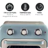 Ariete 4632 Gaisa fritieris un cepeškrāsns Vintage, 1400W, 2in1, Tilpums 16L, Piederumi iekļauti, Taimeris 60 minūtes, Dubultstikls, zils