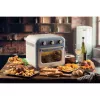 Ariete 4632 Gaisa fritieris un cepeškrāsns Vintage, 1400W, 2in1, Tilpums 16L, Piederumi iekļauti, Taimeris 60 minūtes, Dubultstikls, zils