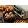 Ariete 3919 Electric Oven Vintage, 800W, 10L capacity, Double glass, Retro, zaļa
