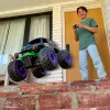 Monster Jam, oficiālā Smash & Bash Grave Digger tālvadības iekštelpu un āra braucamrīks, 1:15 mērogā salabojams monstru kravas auto, bērnu rotaļlietas zēniem un meitenēm no 4 gadu vecuma