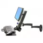 Ergotron 200 Series Combo Arm 61 cm (24 collas) Sienas Melns