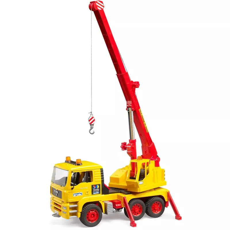 Rotaļu autoceltnis BRUDER MAN TGA modelis 01054, mēroga rotaļu transportlīdzeklis spēlēšanai