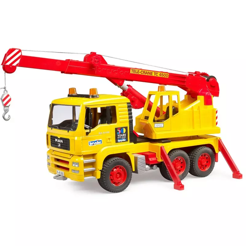 Rotaļu autoceltnis BRUDER MAN TGA modelis 01054, mēroga rotaļu transportlīdzeklis spēlēšanai