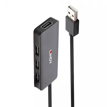USB centrmezgls Lindy 4 Port USB 2.0 Hub