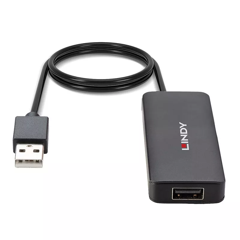 USB centrmezgls Lindy 4 Port USB 2.0 Hub